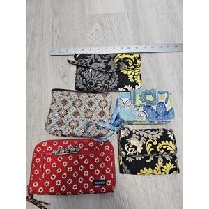 Vera Bradley Quilted Purse & Bag Lot Mixed 5 Pieces